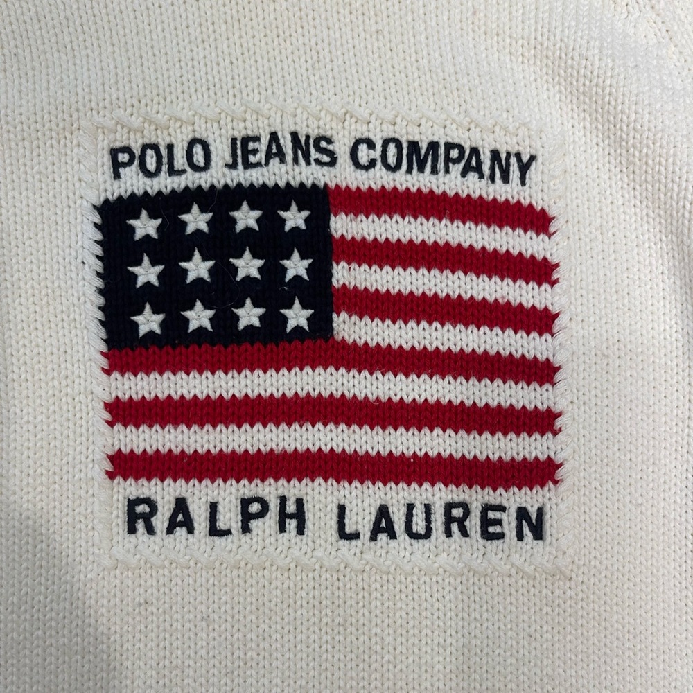 Polo Ralph Lauren Flag Sweater Small - Picture 3 of 8